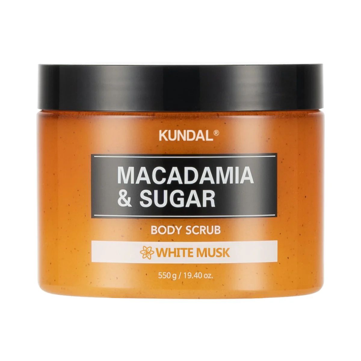 KUNDAL Macadamia & Sugar Body Scrub - 550g - White Musk
