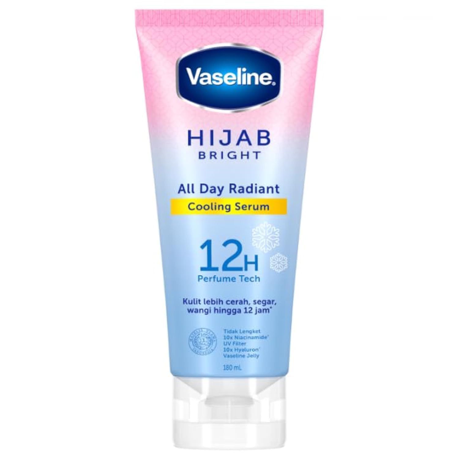 Vaseline Hijab 180ml - All Day Radiant Cooling Serum