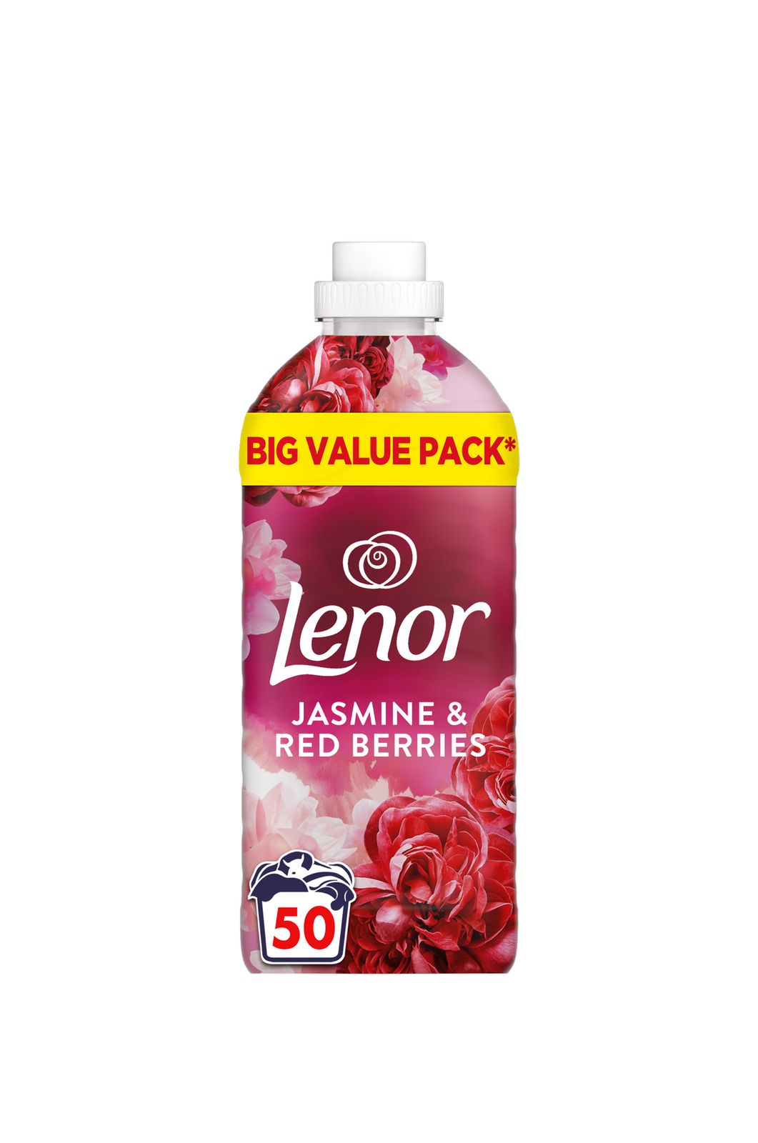 Lenor 50 Wash Liquid Fabric Conditioner - Jasmine & Berries