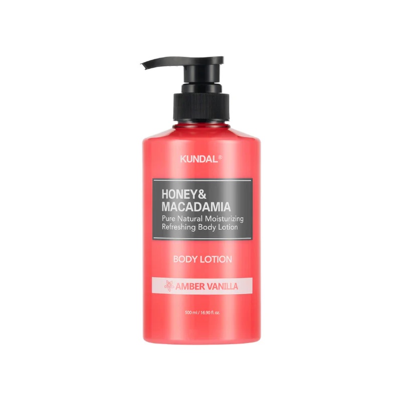 KUNDAL Honey & Macadamia Pure Body Lotion - 500ml - Amber Vanilla