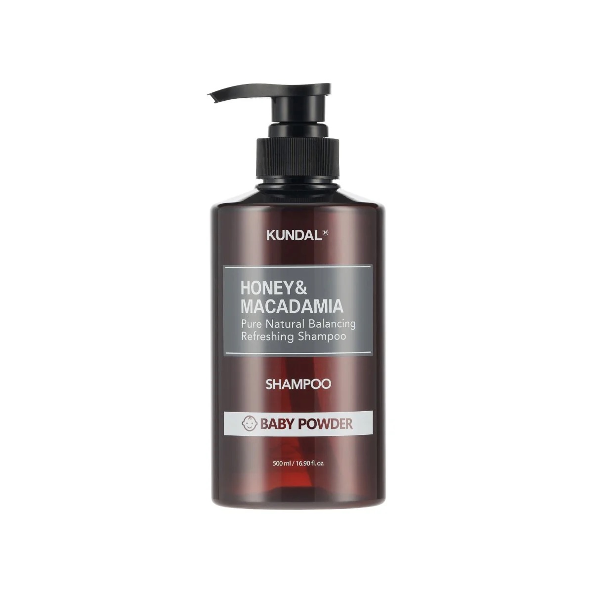 KUNDAL Honey & Macadamia Nature Shampoo - 500ml - Baby Powder