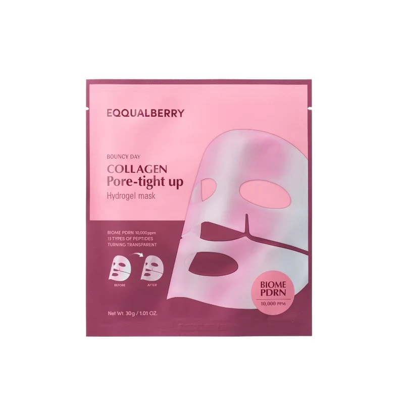 EqqualBerry Collagen Pore-Tight Up Hydrogel Mask - pack of 4