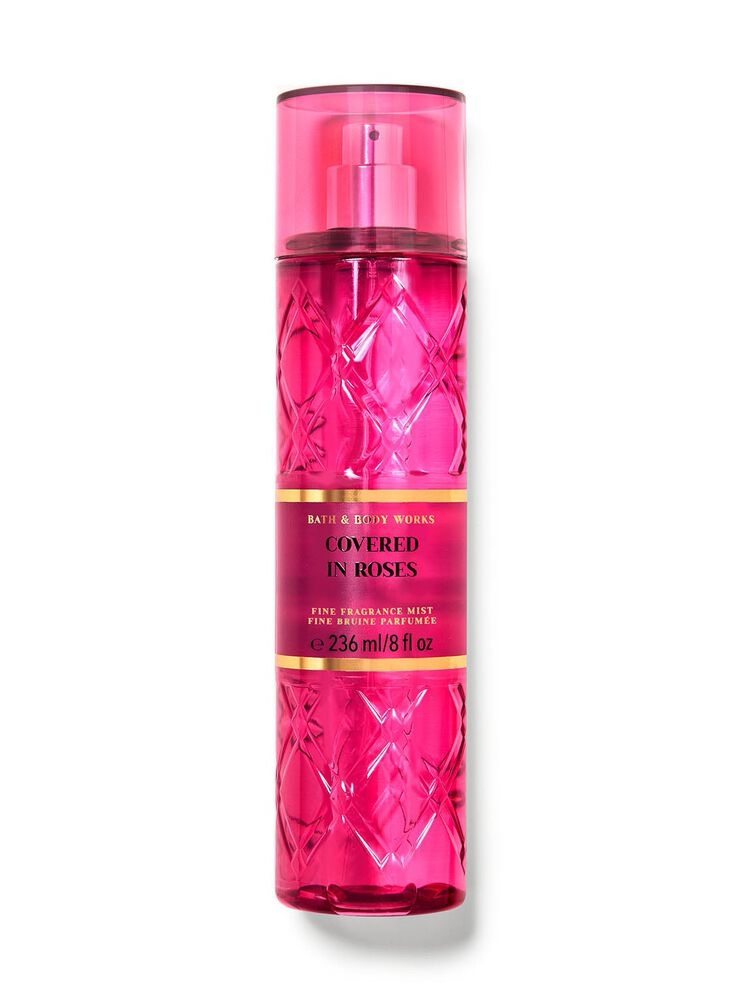 Bath & Body Works covered in roses