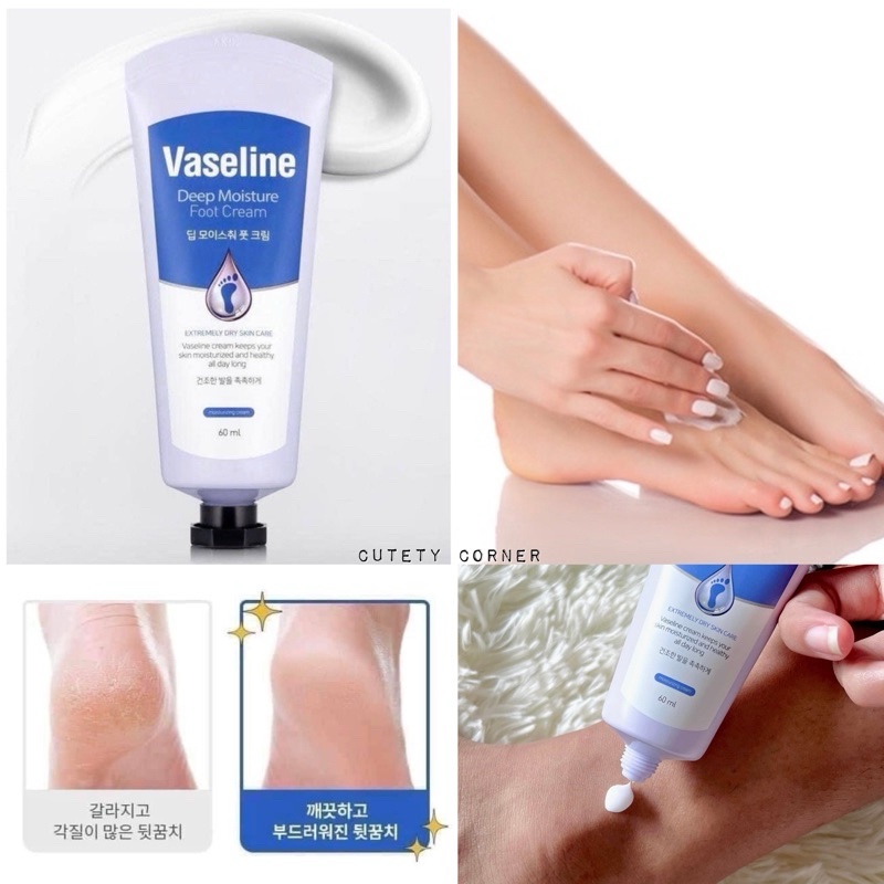 VASELINE DEEP MOISTURE FOOT CREAM