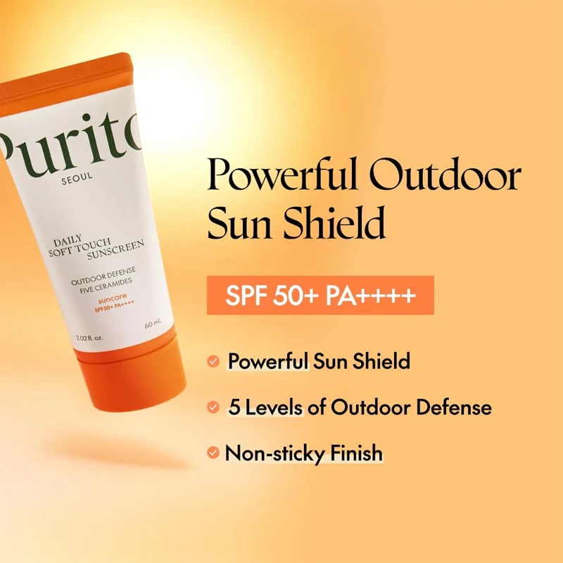 Purito Daily Soft Touch
Sunscreen
SPF50+ PA++++