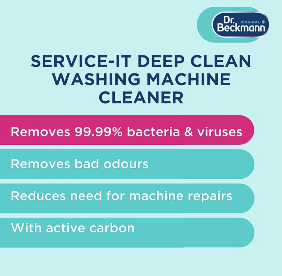 Dr.Beckmann SERVICE-IT DEEP CLEAN Washing Machine Cleaner