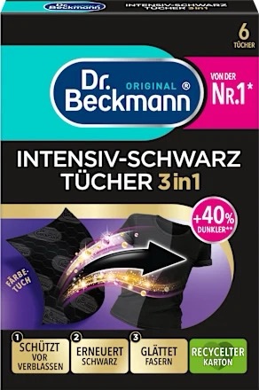 DR.BECKMANN INTENSIVE BLACK CLOTH