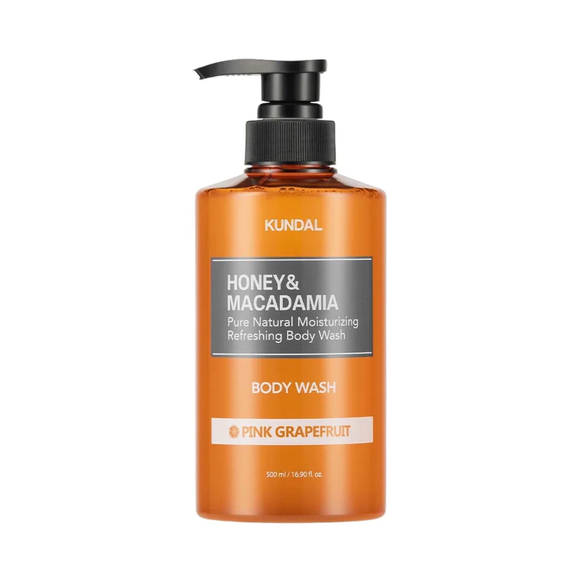 KUNDAL Honey & Macadamia Pure Body Wash - 500ml - Pink Grapefruit