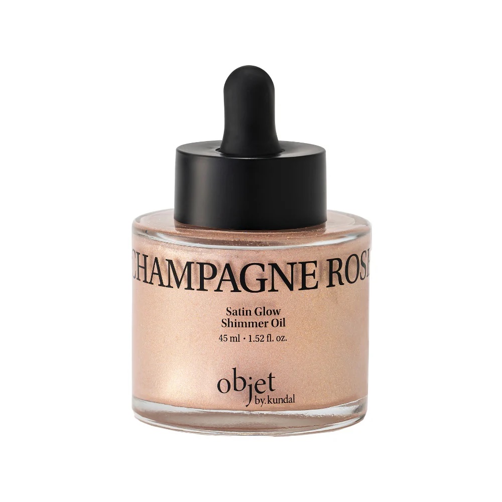Objet by Kundal SATIN GLOW SHIMMER OIL 45ML - Champagne Rose