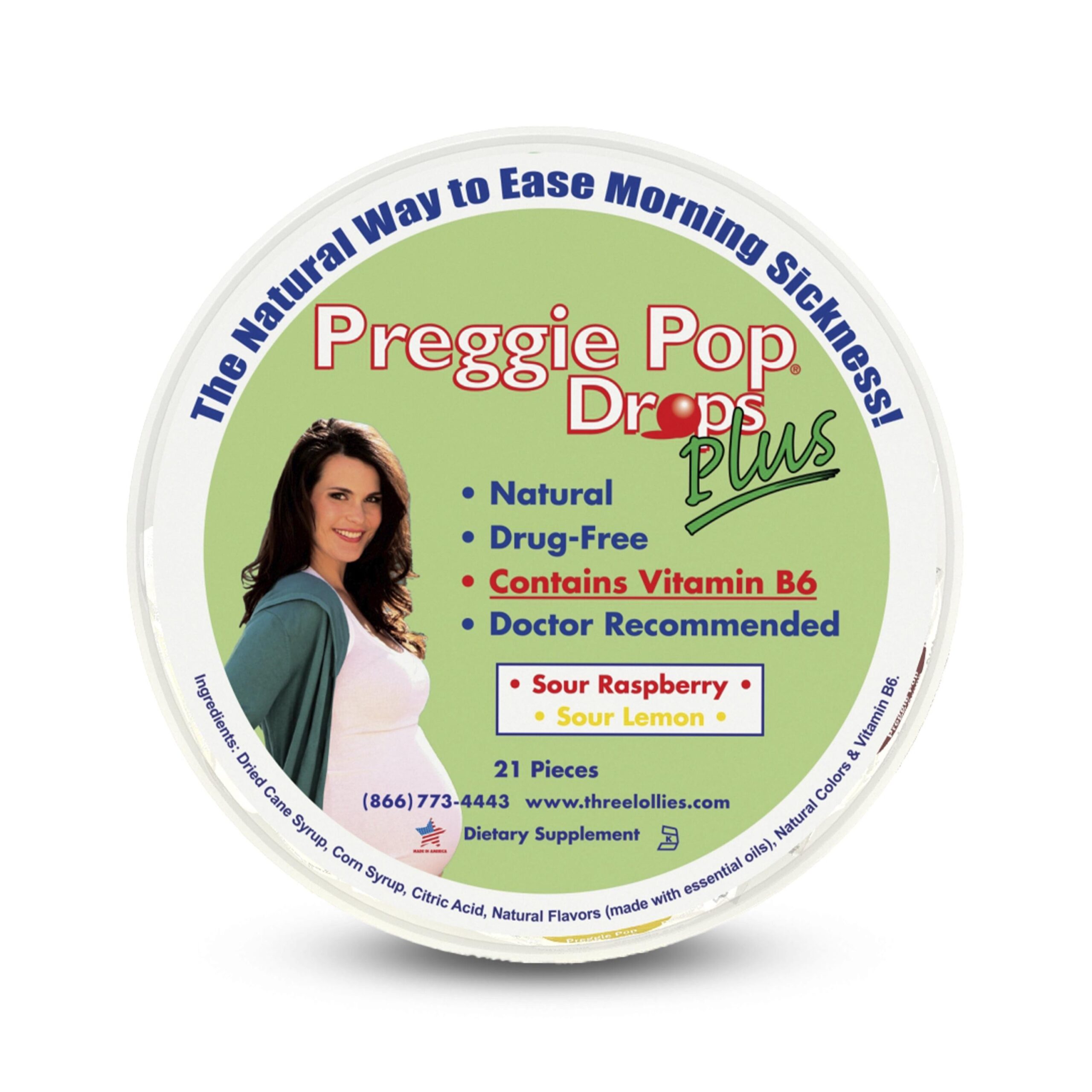 EASE MORNING SICKNESS- PREGGIE POP DROPS