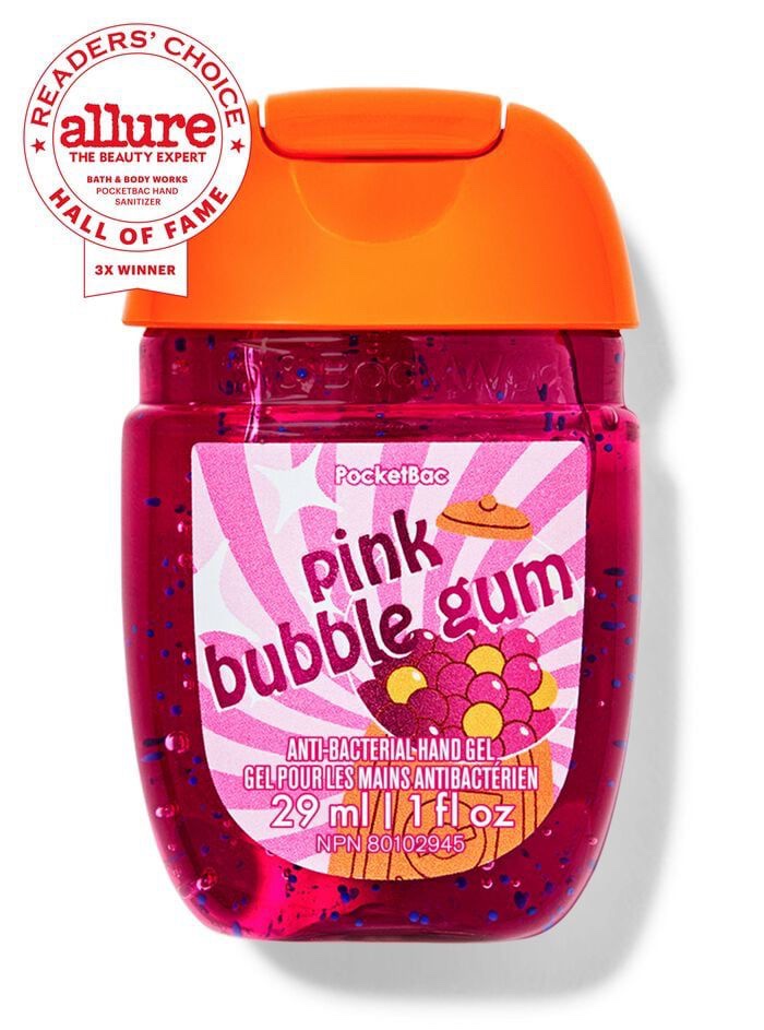 BATH & BODY WORKS ANTI-BACTERIAL HAND GEL - pink bubble Gum