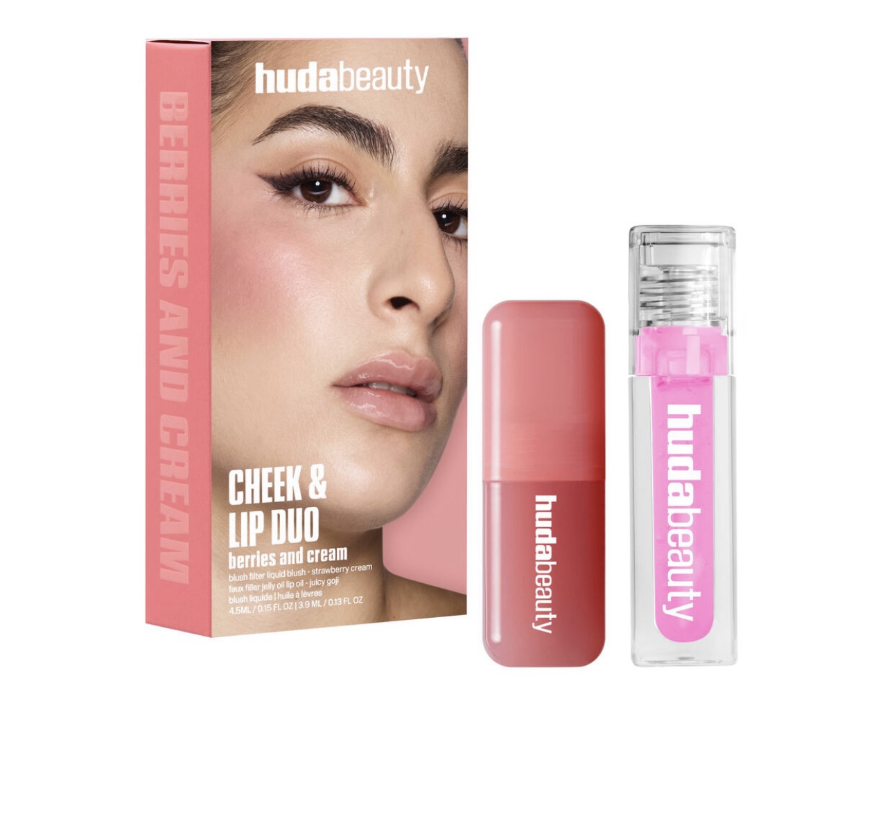 CHEEK & LIP DUO BERRIES AND CREAM HUDA BEAUTY
