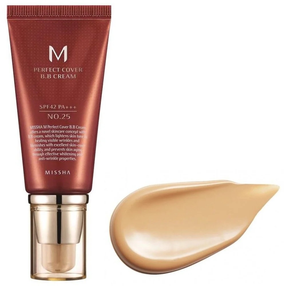 Missha Perfect Cover BB Cream SPF 42 PA+++ 50ml - 25 - Warm Beige