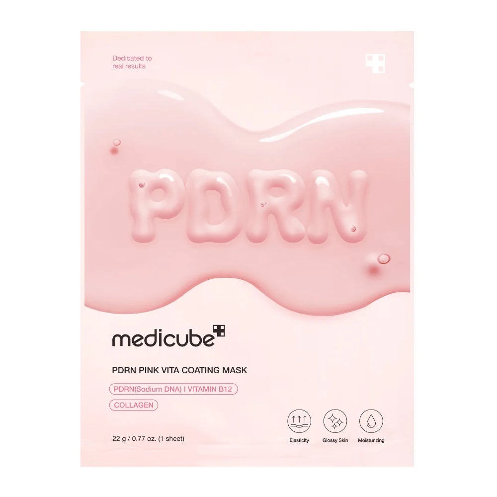 MEDICUBE PDRN PINK VITA COATING MASK - 10 MASKS