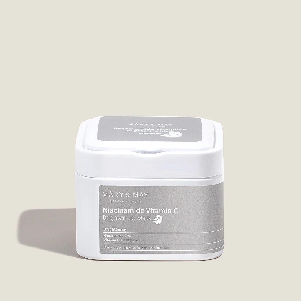 MARY & MAY NIACINAMIDE VITAMINC BRIGHTENING MASK 30EA/400G