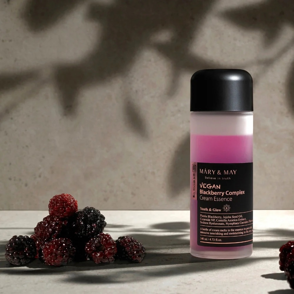 MARY & MAY VEGAN BLACKBERRY COMPLEX CREAM ESSENCE 140 ML