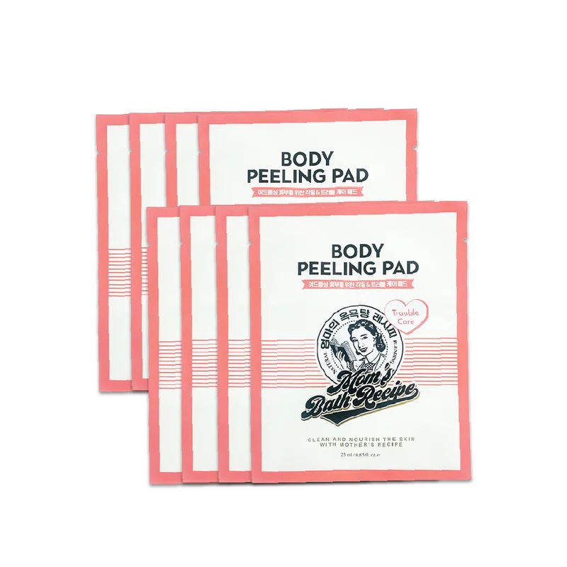 MOM’S BATH RECIPE BODY PEELING PAD PINK Pack