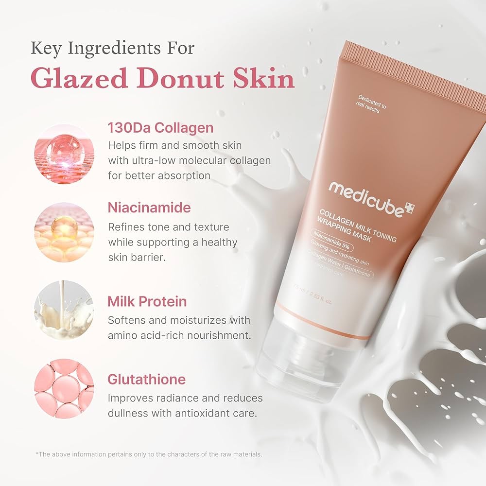 Medicube COLLAGEN MILK TONING
WRAPPING MASK