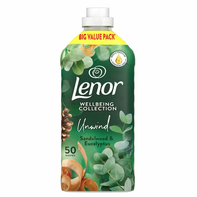 Lenor Fabric conditioner- eucalyptus & sandalwood 50W