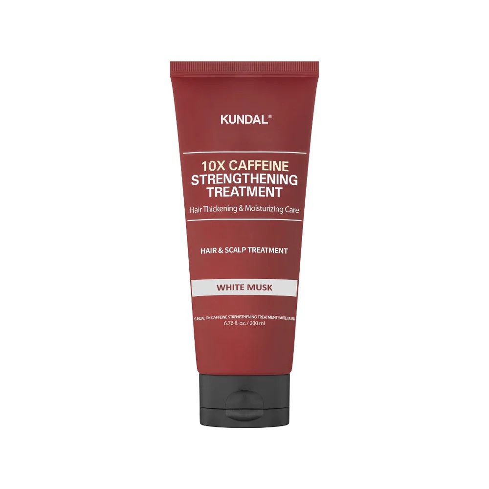 KUNDAL 10X CAFFEINE STRENGTHENING TREATMENT 200 ML - white musk