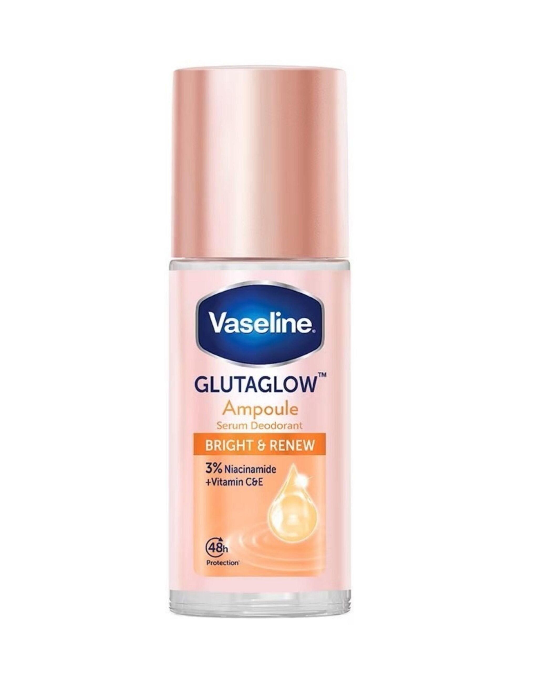 VASELINE GLUTAGLOW AMPOULE DEODORANT - bright and renew
