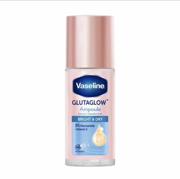 VASELINE GLUTAGLOW AMPOULE DEODORANT - bright and dry