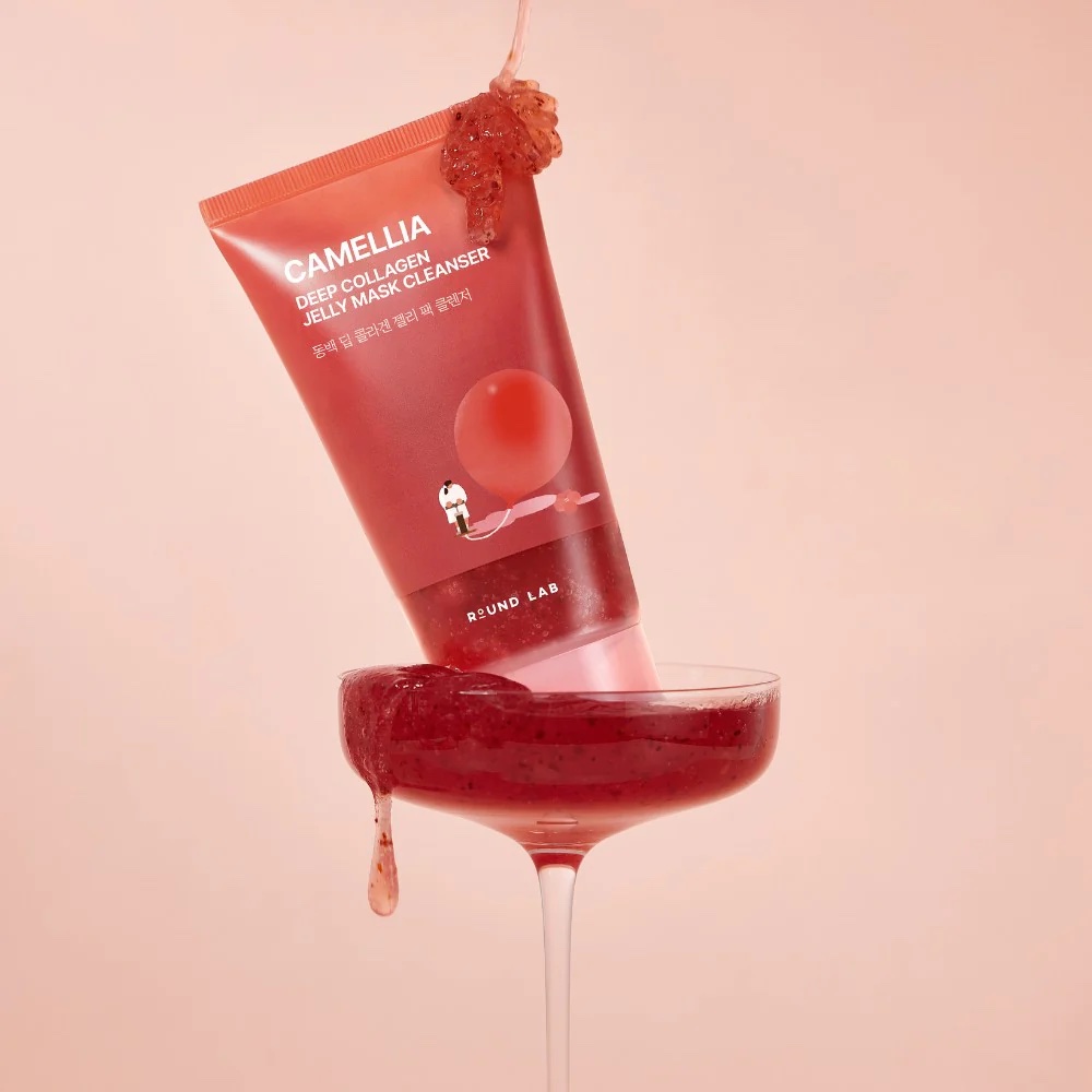 ROUND LAB CAMELLIA DEEP COLLAGEN JELLY MASK CLEANSER