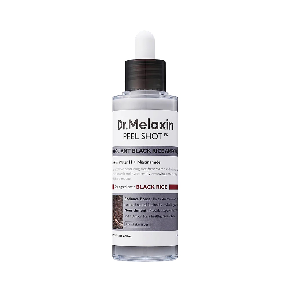 Dr.Melaxin Peel Shot Exfoliating Black Rice Ampoule (80ml)